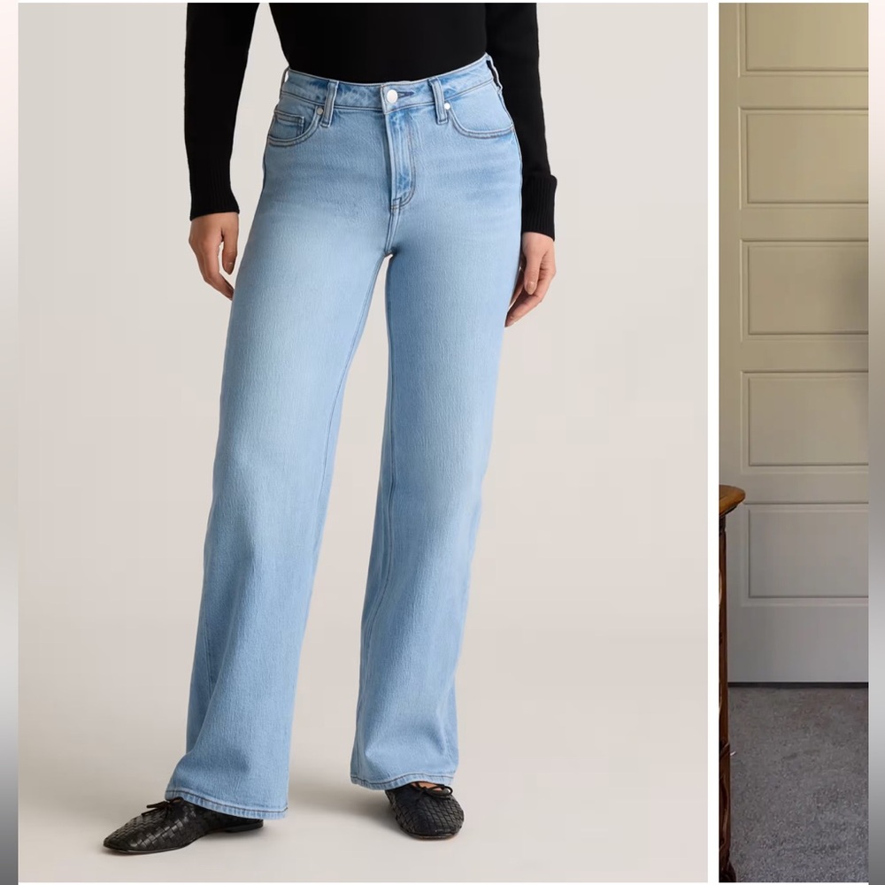 Quince Bella Stretch Relaxed Straight Jeans